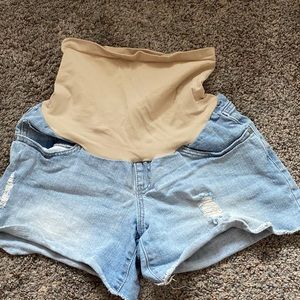 Maternity Jean Shorts